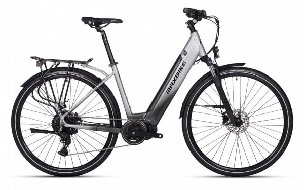 Elektrobicykel Maxbike Villa, 28″, šedá, 630Wh/17,5Ah, 2025